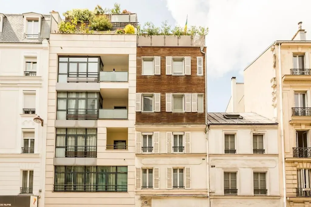 Relais Cocorico - Cocon Proche Tour Eiffel Avec Baignoire Balneo Apartamento